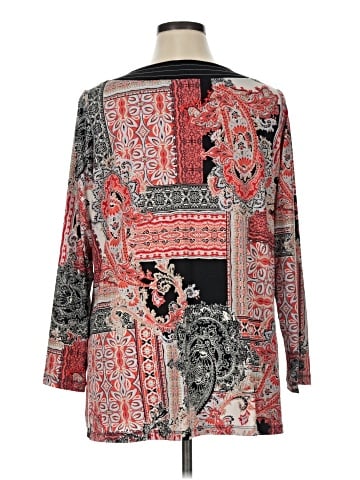 Susan Graver 3/4 Sleeve T-Shirt (view 2)