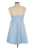 Zara Solid Blue Casual Dress Size L - photo 2