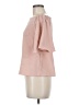 Do & Be 100% Polyester Pink Short Sleeve Blouse Size S - photo 5