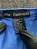 Mlle Gabrielle 100% Polyester Tropical Blue Cocktail Dress Size 18W - photo 7