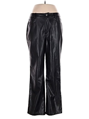 Never Fully Dressed Faux Leather Pants (view 1)