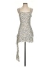 Speechless 100% Polyester Animal Print Ivory Cocktail Dress Size S - photo 1