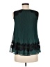 Darling 100% Polyester Teal Sleeveless Blouse Size M - photo 2