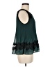 Darling 100% Polyester Teal Sleeveless Blouse Size M - photo 4