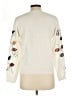 Indigo Rose 100% Acrylic Floral Ivory Pullover Sweater Size L - photo 2