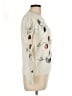 Indigo Rose 100% Acrylic Floral Ivory Pullover Sweater Size L - photo 4