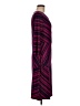 IMAN Chevron-herringbone Burgundy Casual Dress Size M - photo 4