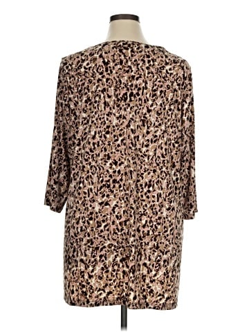 Susan Graver 3/4 Sleeve T-Shirt (view 2)