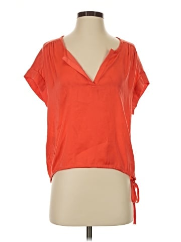 BCBGMAXAZRIA Short Sleeve Blouse (view 1)