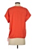 BCBGMAXAZRIA Orange Short Sleeve Blouse Size XS - photo 2