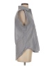 Sam Edelman Gray Sleeveless Button-Down Shirt Size S - photo 4