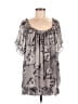 Apt. 9 100% Polyester Gray Short Sleeve Blouse Size 1X - photo 1