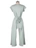 Caution to the Wind Solid Gray Jumpsuit Size S - photo 2