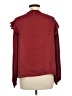 Left Coast by Dolan 100% Polyester Burgundy Long Sleeve Blouse Size M - photo 2
