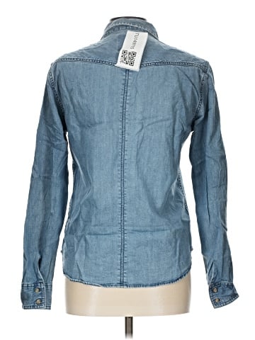 American Eagle Outfitters Long Sleeve Button-Down Shirt (view 2)