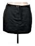 J.Crew 100% Polyester Solid Black Casual Skirt Size 14 - photo 1