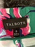 Talbots 100% Lenzing Ecovero Viscose Paisley Green Casual Pants Size S - photo 7