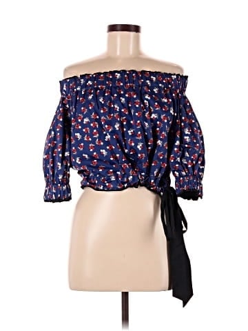 Opening Ceremony Short Sleeve Blouse (view 1)