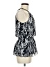 Alfani 100% Polyester Silver Black Sleeveless Blouse Size 6 - photo 4