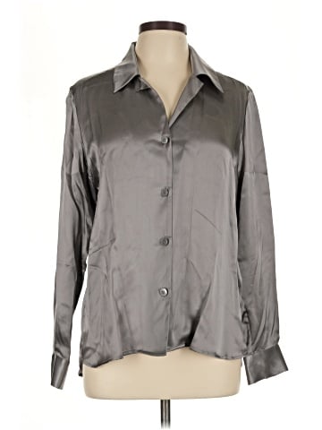 Pendleton Long Sleeve Silk Top (view 1)