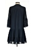 Ann Taylor LOFT 100% Polyester Black Casual Dress Size 0 - photo 2