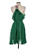 Maude 100% Polyester Solid Green Cocktail Dress Size S (estimated) - photo 2