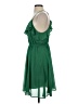 Maude 100% Polyester Solid Green Cocktail Dress Size S (estimated) - photo 5