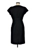 J.Crew 100% Wool Solid Black Casual Dress Size 8 - photo 2