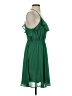 Maude 100% Polyester Solid Green Cocktail Dress Size S (estimated) - photo 4