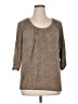MICHAEL Michael Kors Brown 3/4 Sleeve Top Size 0X - photo 1