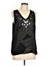 Guess 100% Polyester Black Sleeveless Blouse Size L - photo 1
