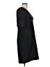 L.K. Bennett Solid Black Casual Dress Size 12 - photo 4