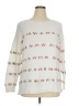 Cj Banks Hearts White Pullover Sweater Size 1X - photo 1