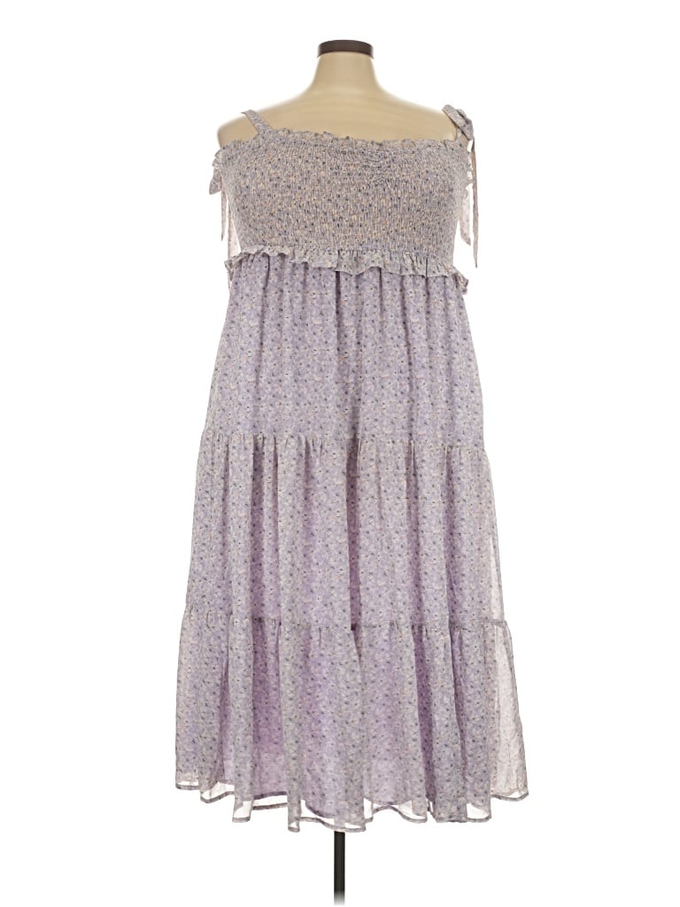 Pre-owned Arula Casual Dress In Purple