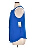 Lily White 100% Polyester Blue Sleeveless Blouse Size XL - photo 5