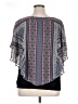 AGB 100% Polyester Blue Gray Short Sleeve Blouse Size 1X - photo 2