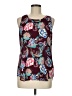 Van Heusen 100% Polyester Burgundy Sleeveless Blouse Size M - photo 1