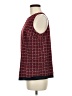 The Limited 100% Polyester Burgundy Sleeveless Blouse Size M - photo 5