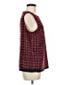 The Limited 100% Polyester Burgundy Sleeveless Blouse Size M - photo 4