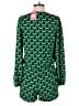 Macbeth Collection by Margaret Josephs 100% Polyester Hearts Green Romper Size S - photo 2