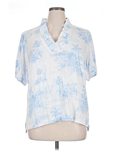 Crown & Ivy Short Sleeve Blouse (view 1)