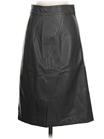 Ann Taylor Faux Leather Skirt (view 1)