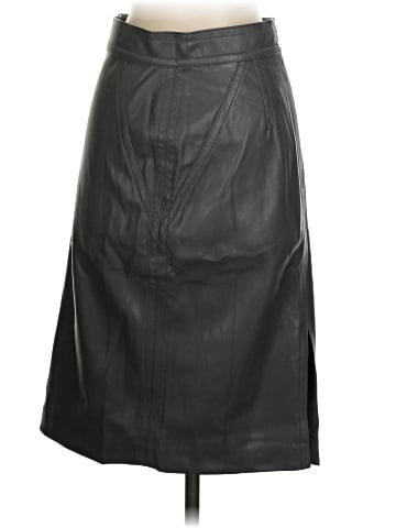 Ann Taylor Faux Leather Skirt (view 2)