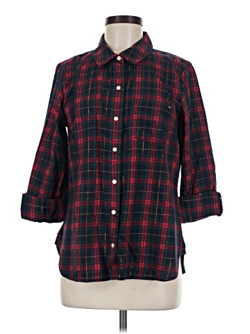 Tommy Hilfiger 3/4 Sleeve Button-Down Shirt (view 1)