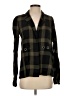 Ramy Brook Plaid Green Long Sleeve Button-Down Shirt Size XS - photo 1