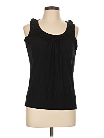 August Silk Sleeveless Blouse (view 1)