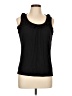 August Silk Black Sleeveless Blouse Size L - photo 1