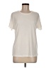 IMAN Solid Ivory Short Sleeve T-Shirt Size M - photo 1