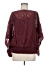 Max Studio Burgundy Long Sleeve Blouse Size M - photo 1