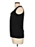 August Silk Black Sleeveless Blouse Size L - photo 5